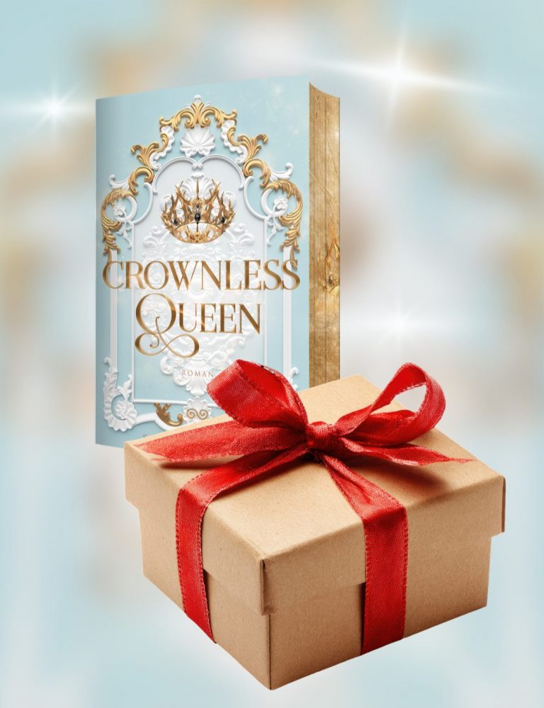Buch Crownless Queen und Buchbox